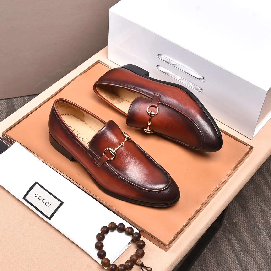 Men's shoes💰540📛📛Original (water-dyed cowhide) Gucci GUCCI official website formal shoes🌀 Italian🇮🇹imported cowhide➕top imported water-dyed cowhide lining💋Finely handmade original bottom, the real thing looks better when photographed in person Standard size 38-44